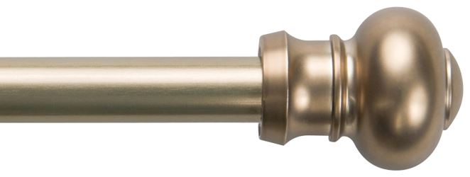 Kenney KN360/30 Cafe Rod, 7/16 in Dia, 28 to 48 in L, Metal, Oil-Rubbed Bronze