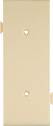 Eaton Cooper Wiring STC14V Wallplate, 1.9 in L, 4.83 in W, 1 -Gang, Polycarbonate, Ivory, High-Gloss