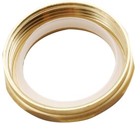 Plumb Pak PP809-18 Nut with Washer, 1-1/2 x 1-1/2 in, Brass