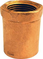 Elkhart Products 103R Series 30136 Reducing Pipe Adapter, 1/2 x 3/8 in, Sweat x FNPT, Copper