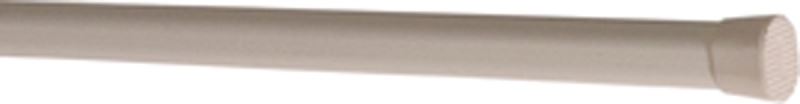 Kenney Twist & Fit Hansen KN616NP Spring Tension Rod, 5/8 in Dia, 22 to 36 in L, Plastic, White