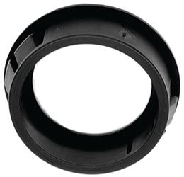 Jandorf 61430 Conduit Bushing, Nylon, Black, 1 in Dia Panel Hole, 0.453 in Thick Panel