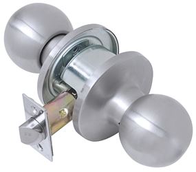 Tell Manufacturing CL100051 Passage Door Knob, Satin