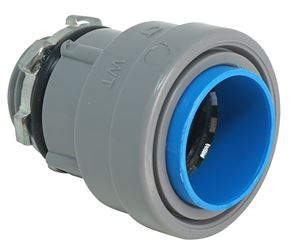 Southwire SIMPush 67599901 Liquidtight Connector, 1/2 in Push-On, 1.42 in Dia, 1.79 in L, PVC