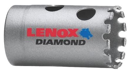 Lenox Diamond 1225618DGHS Hole Saw, 1-1/8 in Dia, 1-5/8 in D Cutting