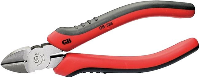 Gardner Bender GS-386 Diagonal Cutting Plier, 6-1/2 in OAL, 1-3/8 in Jaw Opening, Comfort-Grip Handle, 3/4 in L Jaw