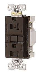 Eaton Wiring Devices TRSGF15RB-L GFCI Duplex Receptacle, 2 -Pole, 15 A, 125 V, Back, Side Wiring, NEMA: 5-15R