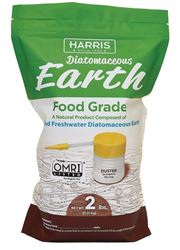 Harris DE-FG2P Diatomaceous Earth with Powder Duster, Powder, 2 lb, Bag