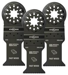 Imperial Blades Starlock IBSL200-3 Standard Blade, 18 TPI, HCS, 3/PK