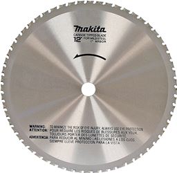 Makita A-90532 Circular Saw Blade, 12 in Dia, 1 in Arbor, 60-Teeth, Carbide Cutting Edge