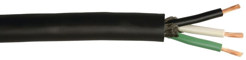 CCI 233896608 Electrical Cable, 10 AWG Wire, 3-Conductor, 100 ft L, Copper Conductor, TPE Insulation, TPE Sheath