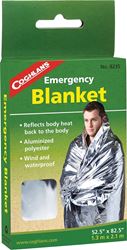 Coghlans 8235 Emergency Blanket, 82-1/2 in L, 52 in W, Polyester