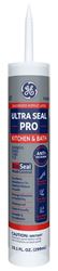 GE MAKB310CR Ultra-Seal Pro Caulk, Clear, 24 hr Curing, 40 to 100 deg F, 10.1 oz Cartridge, Pack of 12