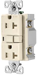 Eaton Wiring Devices TRAFCI20LA AFCI Receptacle, 2 -Pole, 20 A, 125 V, Back, Side Wiring, NEMA: 5-20R