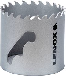 Lenox Speed Slot LXAH3238 Hole Saw, 2-3/8 in Dia, Carbide Cutting Edge