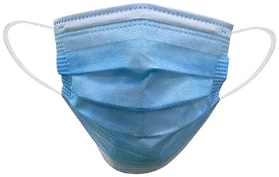 Exclusively Orgill WGBZ04-20 Hakuna Matata Kids Face Mask, 5-1/2 x 3-1/2 in, 3 -Layer, Blue, Disposable