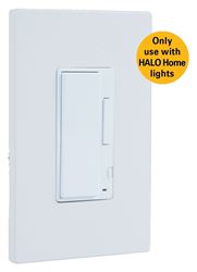 Halo HIWAC1BLE40ABL Accessory Dimmer, 3-Way, 120 V, Bluetooth, Wireless, Black, 4/CS