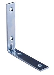 Prosource CB-Z03.5-01PS Corner Brace, 3-1/2 in L, 3-1/2 in W, 3/4 in H, Steel, Zinc-Plated, 3 mm Thick Material, Pack of 25