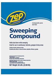 Zep HDSWEEP50 Sweeping Compound, 50 lb Bag, Solid, Odorless