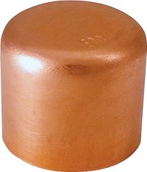 Elkhart Products 30636 Tube Cap, 1-1/2 in, Sweat, Wrot Copper