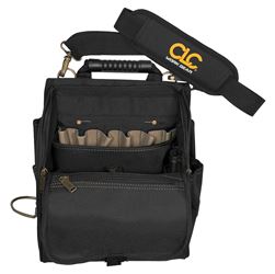 CLC Tool Works Series 1509 Tool Pouch, 21-Pocket, Polyester, Black