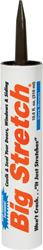 Sashco 10008 Caulk, Dark Brown,-30 to 250 deg F, 10.5 oz, Cartridge, Pack of 12