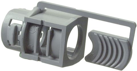 Halex 27515 Cable Connector, Polypropylene, Gray, Pack of 10