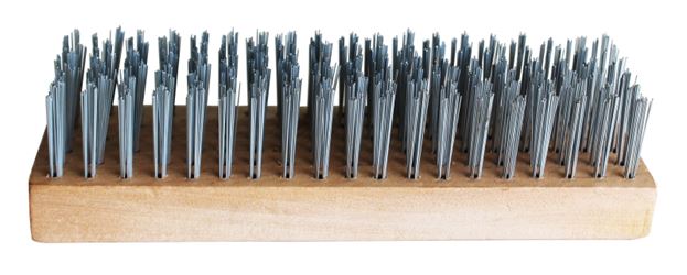 Premier 619 Standard Wire Brush, Steel Trim, Wood Handle