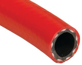 Abbott Rubber T18 Series T18004001 Air/Water Hose, 1/4 in ID, Red, 100 ft L
