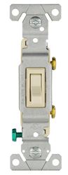 Eaton Wiring Devices 1301-7LA Toggle Switch, 15 A, 120 V, Polycarbonate Housing Material, Light Almond, Pack of 10