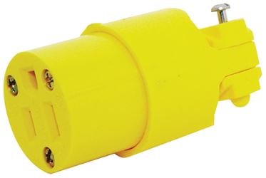 Eaton Wiring Devices 4887-BOX Electrical Connector, 2 -Pole, 15 A, 125 V, NEMA: NEMA 5-15, Yellow