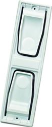 Chef Craft 20722 Paper Towel Holder, 16 in OAW, 16 in OAL, Plastic, White