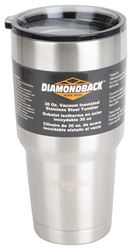 Diamondback BP-Y01O Vacuum Insulated Tumbler, 30 oz Capacity, Stainless Steel, Insulated, Pack of 4