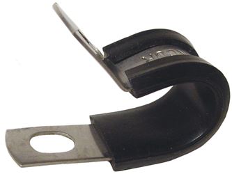 Gardner Bender PPR-1600 Cable Clamp, 1 in Max Bundle Dia, Rubber/Steel, Black, Pack of 10