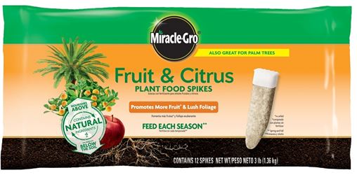 Miracle-Gro 4852012 Plant Food Bag, Spike, 10-15-15 N-P-K Ratio