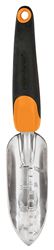 Fiskars 384230-1001 Ergo Transplanter, 5-3/4 in L Blade, 2-1/2 in W Blade, Aluminum Blade, Plastic Handle, 12 in OAL