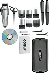CONAIR HC200GB Haircut Kit with Case, Chrome