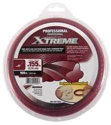 Arnold Xtreme Professional 490-030-0034 Trimmer Line, 0.155 in Dia, 109 ft L, Polymer, Maroon