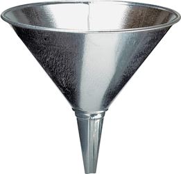 Lubrimatic 75-003 Funnel, 2 qt, Steel, 8 in H