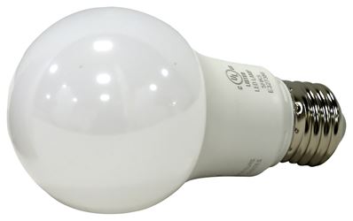 Sylvania 79704 LED Light Bulb, General Purpose, A19 Lamp, 60 W Equivalent, E26 Lamp Base, Frosted, Bright White Light