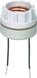 Eaton Wiring Devices 609-BOX Lamp Holder, 250 VAC, 660 W, Porcelain Housing Material, White