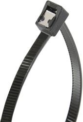 Gardner Bender 46-308UVBSC Cable Tie, Double-Lock Locking, 6/6 Nylon, Black