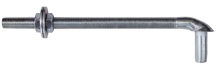 Behlen Country 42900038 Bolt Hook, Metal, Zinc, For: 1-5/8 in Gate