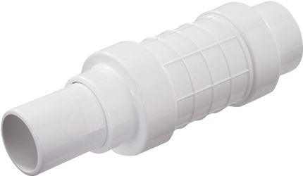 NDS Pro-Span 118-07 Expansion Repair Coupling, 3/4 in, S x Spigot, PVC, White, SCH 40 Schedule, 200 psi Pressure