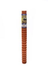 Tenax Guardian Series 82099904 Visual Barrier, 50 ft L, 1-3/4 x 1-3/4 in Mesh, Oval Mesh, HDPE, Orange