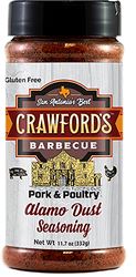 Crawfords Barbecue CB01010 BBQ Rub, Alamo Dust Flavor, 11.7 oz