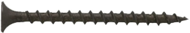 ProFIT 0286154 Screw, #8 Thread, 2-1/2 in L, Coarse Thread, Bugle Head, Phillips Drive, Sharp Point, Phosphate