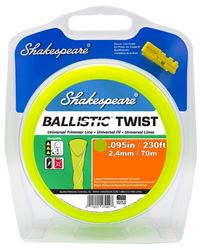 Shakespeare Ballistic 17249 Trimmer Twist Line, 0.095 in Dia, 230 ft L