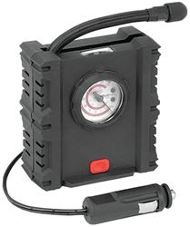 Genuine Victor 500 Series 22-1-30500-8 Tire Inflator, 12 V, 1 to 50 psi Pressure, Dial, ABS, Black/Red