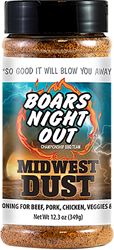 Boars Night Out Championship BBQ Series OW86540 BBQ Rub, Midwest Dust, 12.3 oz